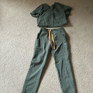 Figs scrub top and Yola pants